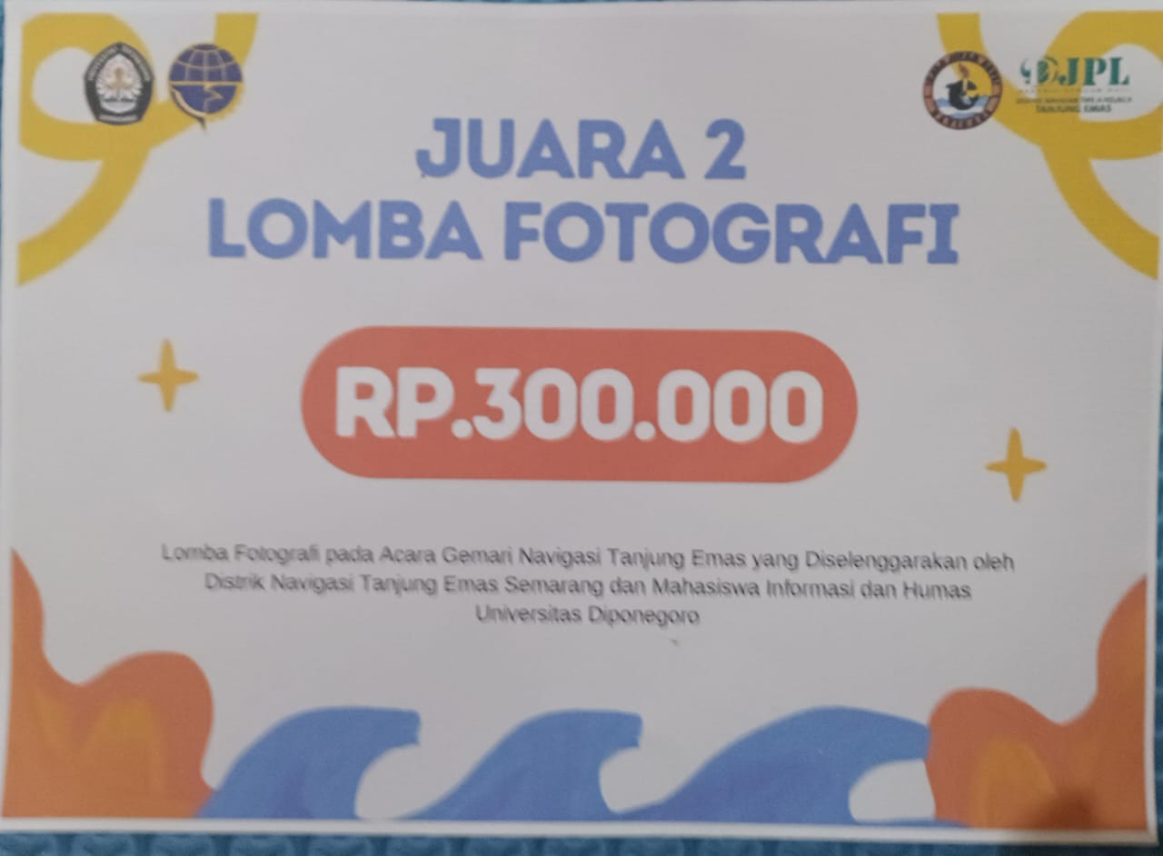 Mahasiswa Universitas STEKOM Raih Juara 2 Lomba Fotografi  di Gemari Navigasi Tanjung Emas 2024