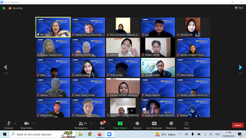 Mahasiswi STEKOM meraih Awards peserta TERAKTIF dalam Mentoring Class (Kelas Bisnis 2022) yang diselenggarakan UNDIP 