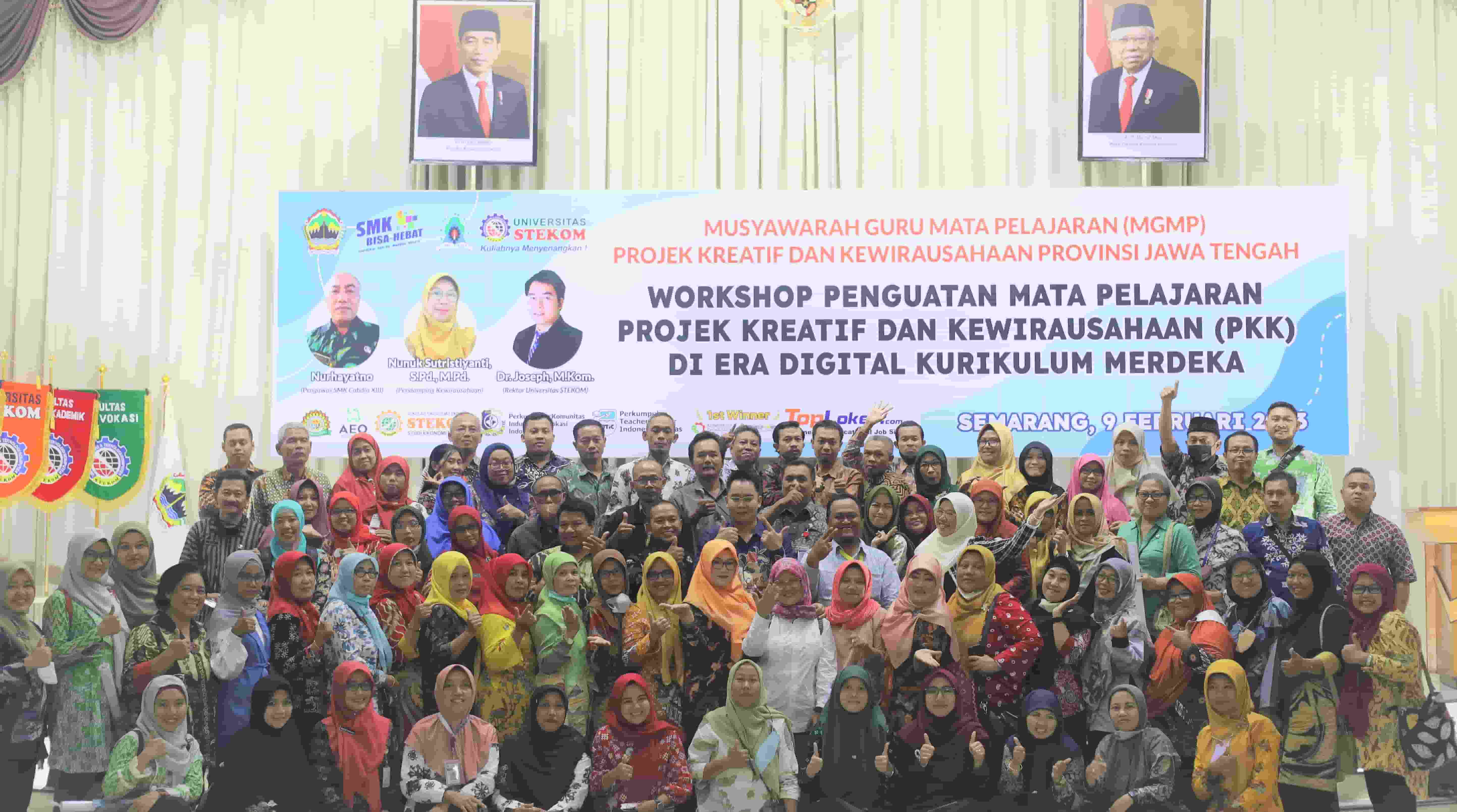 Ratusan Guru Mengikuti Workshop Kewirausahaan di Universitas STEKOM
