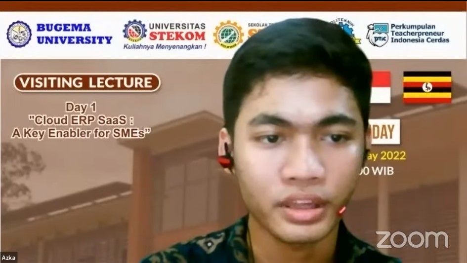 VISITING LECTURE ''Cloud ERP SaaS : A Key Enabler for SMEs''