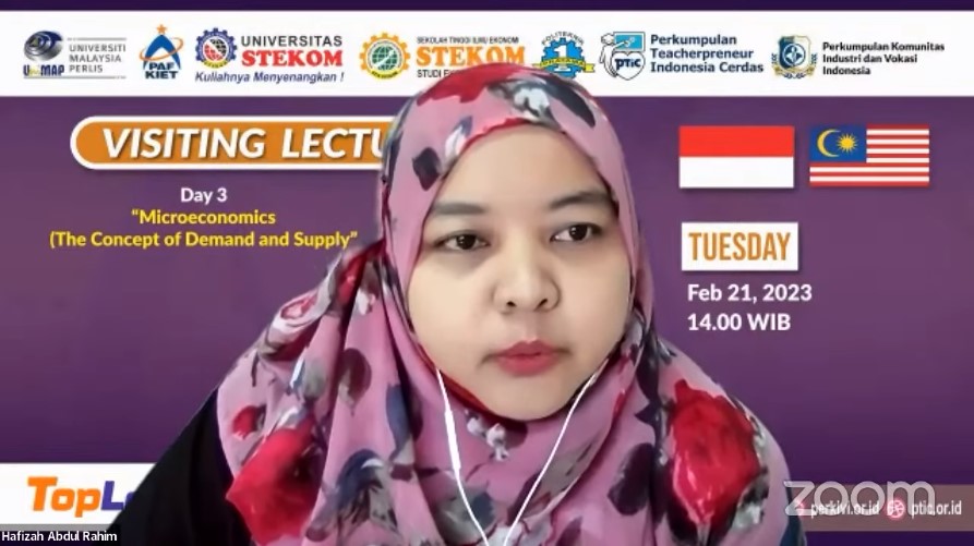 VISITING LECTURE DAY 3 Microeconomics (The Concept of Demand and Supply)