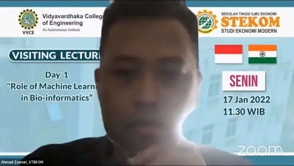 VISITING LECTURE ''Role of Machine Learning in Bio-Informatics''