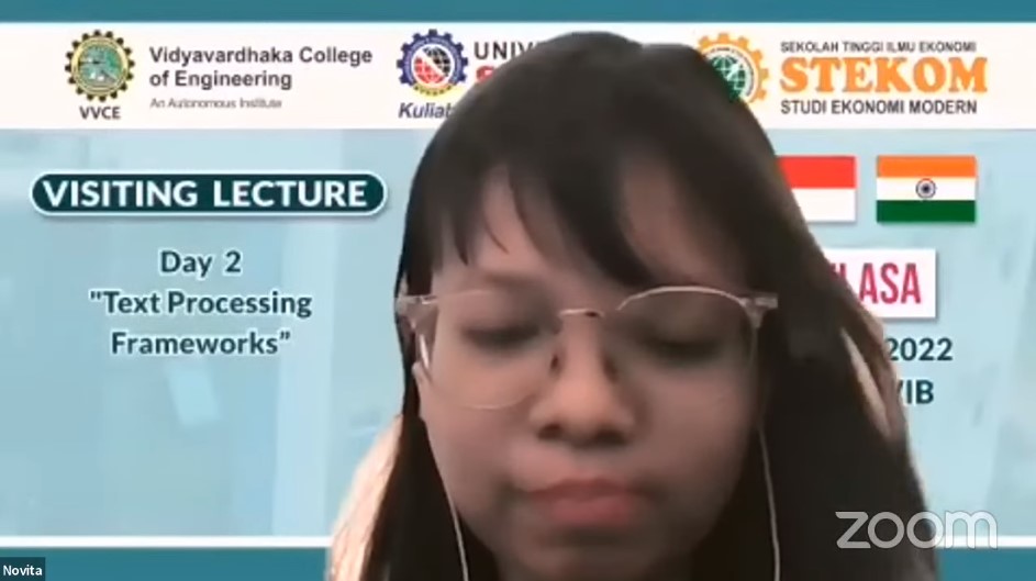 VISITING LECTURE ''Text Processing Frameworks''