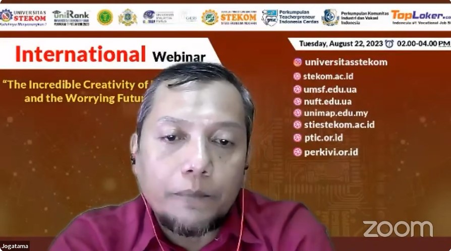 WEBINAR INTERNASIONAL The Incredible Creativity of Deepfakes and the Worrying Future of AI