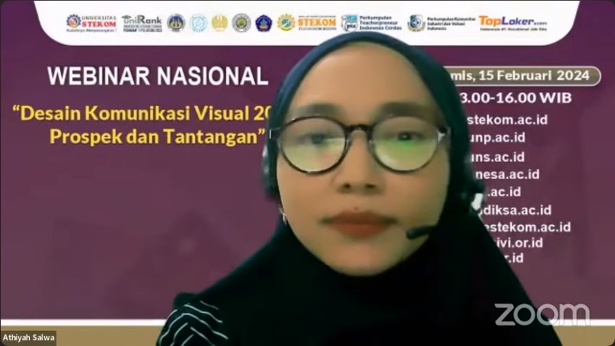 WEBINAR NASIONAL Desain Komunikasi Visual 2024 , Prospek dan Tantangan