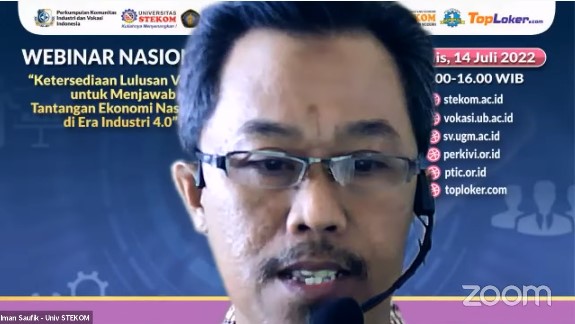 WEBINAR NASIONAL ''Ketersediaan Lulusan Vokasi untuk Menjawab Tantangan Ekonomi Nasional di Era Industri 4.0''