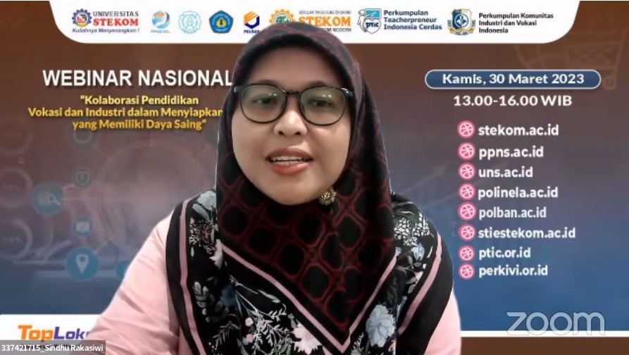 WEBINAR NASIONAL Kolaborasi Pendidikan Vokasi dan Industri dalam Menyiapkan SDM yang Memiliki Daya Saing