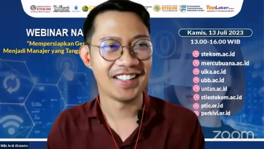 WEBINAR NASIONAL Mempersiapkan Generasi Emas Manjadi Manajer yang Tangguh di Era Society 5.0