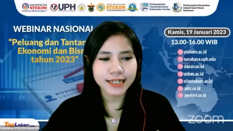 WEBINAR NASIONAL Peluang dan Tantangan Ekonomi dan Bisnis tahun 2023