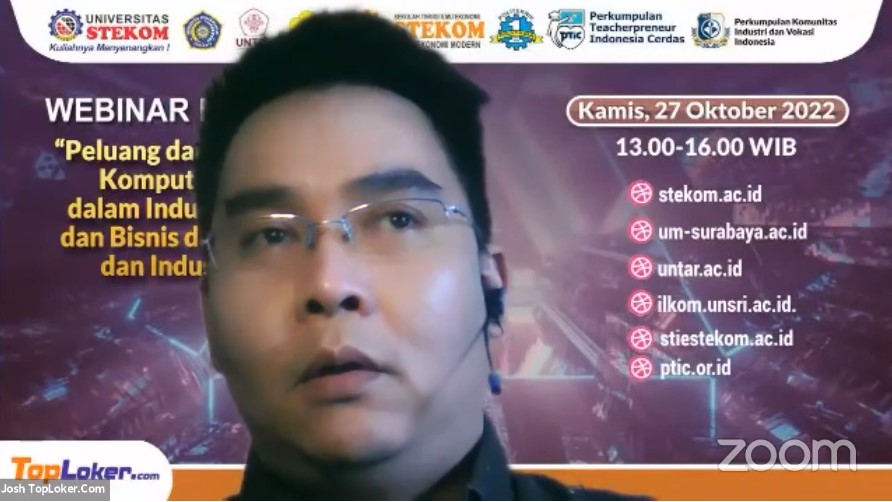 WEBINAR NASIONAL Peluang dan Tantangan Komputer Grafis Dalam Industri Kreatif dan Bisnis di Era Digital dan Industri 4.0
