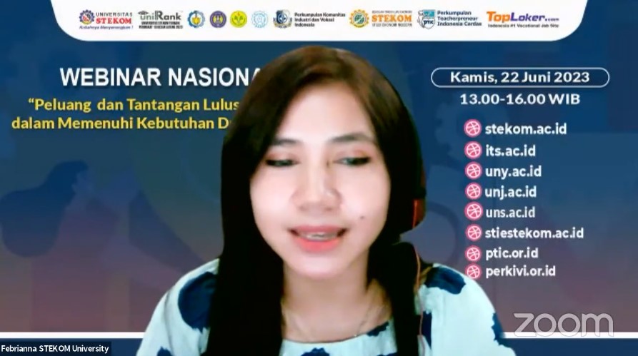 WEBINAR NASIONAL Peluang dan Tantangan Lulusan Vokasi dalam Memenuhi Kebutuhan Dunia Industri