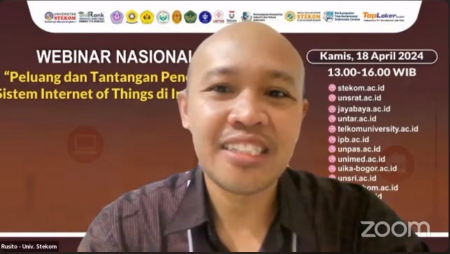 WEBINAR NASIONAL Peluang dan Tantangan Penerapan Sistem Internet of Things di Indonesia