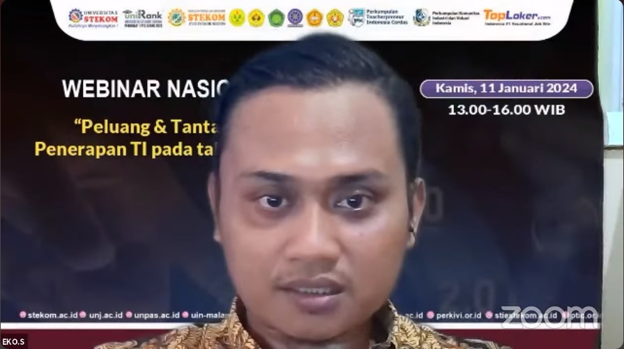WEBINAR NASIONAL Peluang dan Tantangan Penerapan TI pada tahun 2024
