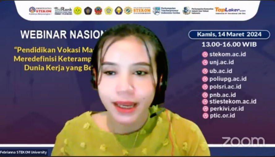 WEBINAR NASIONAL Pendidikan Vokasi Masa Depan: Meredefinisi Keterampilan untuk Dunia Kerja yang Berubah