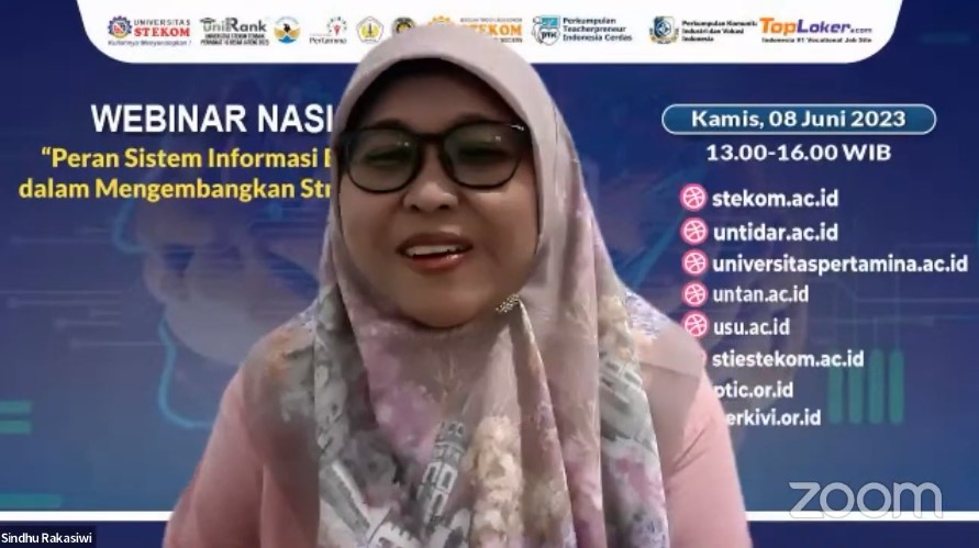 WEBINAR NASIONAL Peran Siste, Informasi Berbasis AI dalam  Mengembangkan Strategi Bisnis
