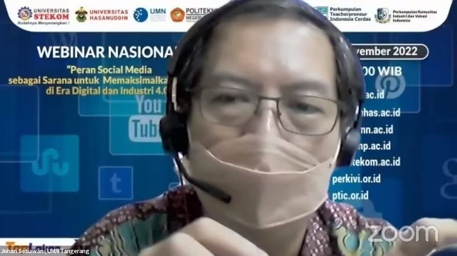 WEBINAR NASIONAL Peran Social Media sebagai untuk Memaksimalkan Peluang di Era Digital dan Industri 4.0
