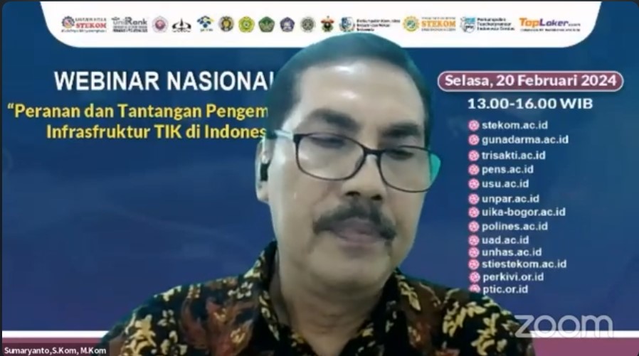 WEBINAR NASIONAL Peranan dan Tantangan Pengembangan Infrasfruktur TIK di Indonesia