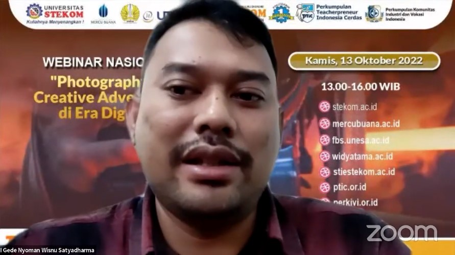 WEBINAR NASIONAL Photography &amp; Creative Advertising di Era Digital