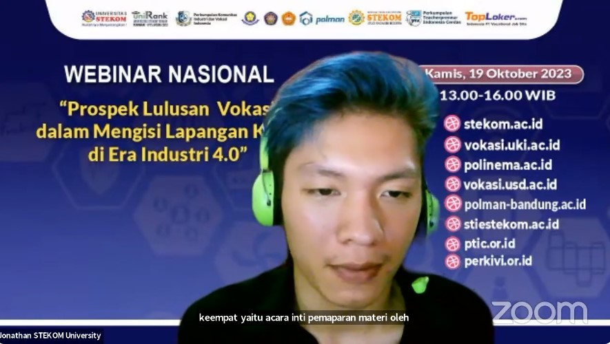WEBINAR NASIONAL Prospek Lulusan Vokasi dalam Mengisi Lapangan Kerja di Era Industri 4.0