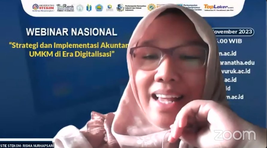 WEBINAR NASIONAL Strategi dan Implementasi Akuntansi UMKM di Era Digitalisasi