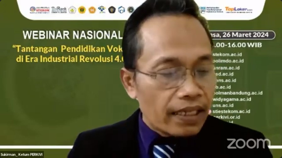 WEBINAR NASIONAL Tantangan Pendidikan Vokasi di Era Industrial Revolusi 4.0