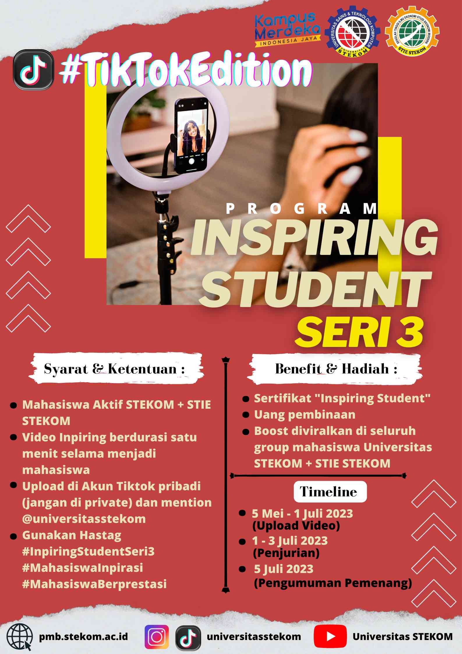 WELLCOME BACK TO INSPIRING STUDENT SERI 3!!