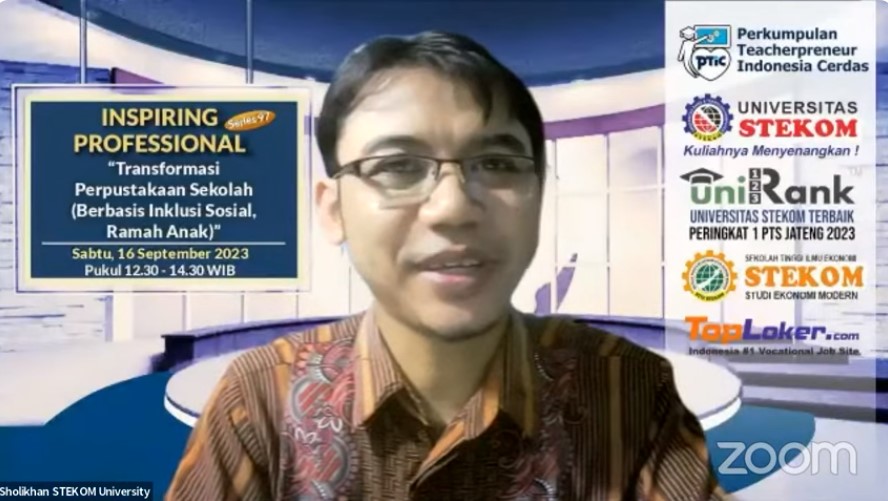 Inspiring Professional Transformasi Perpustakaan Sekolah Berbasis Inklusi Sosial