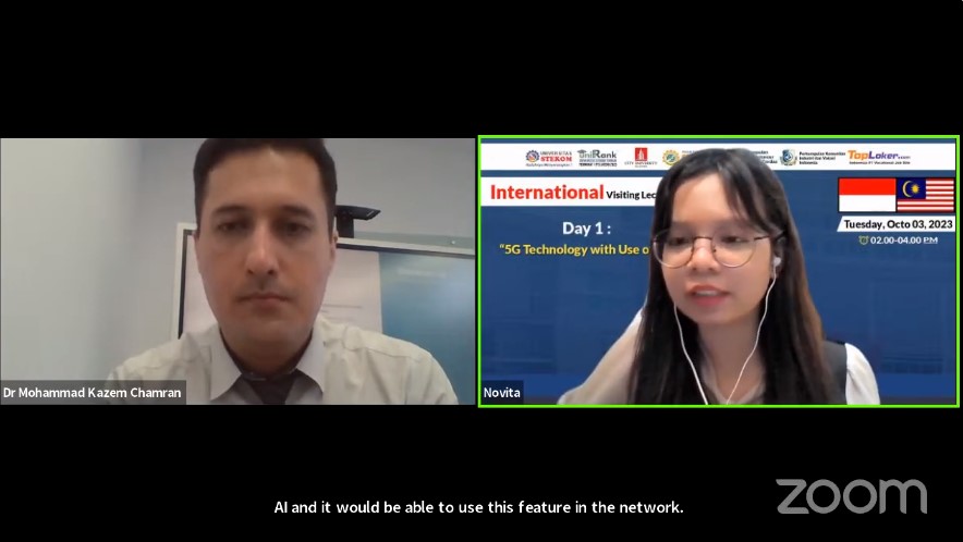 INTERNATIONAL VISITING LECTURE 5G Techbology with Use of AI