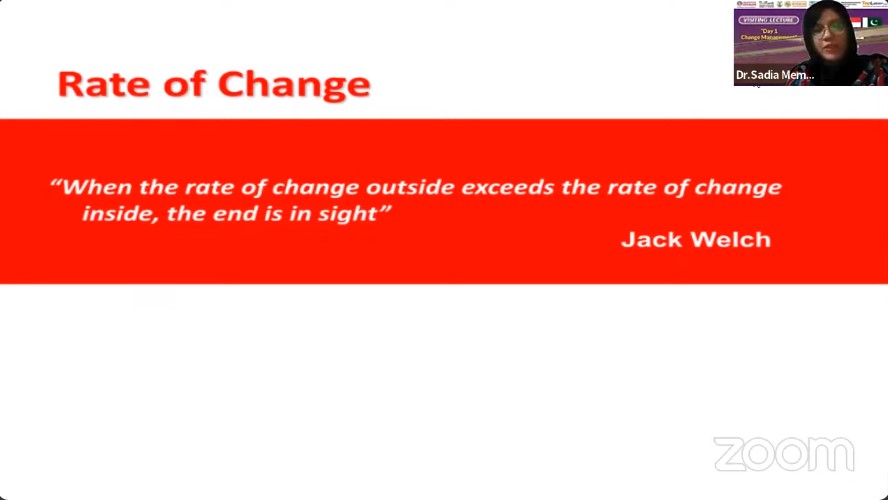 INTERNATIONAL Visiting Lecture Change Management