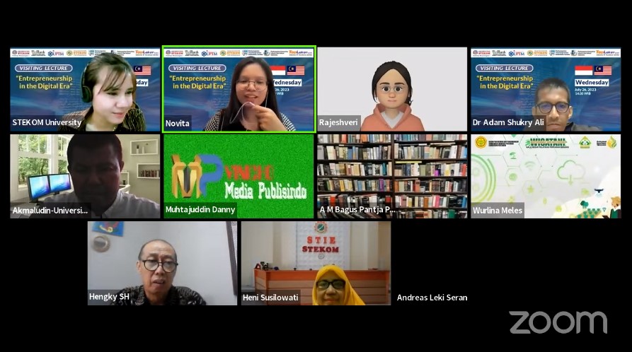 INTERNATIONAL Visiting Lecture Entrepreneurship in the Digital Era