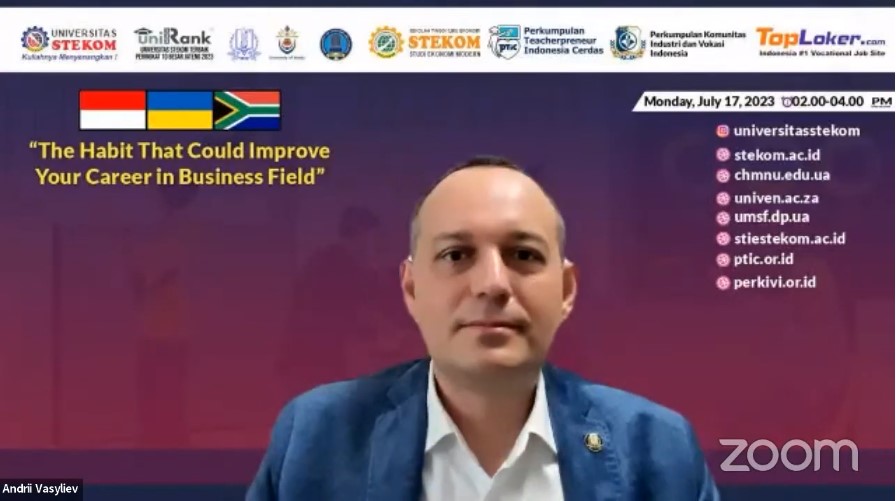 INTERNATIONAL WEBINAR The Habit That Could Improve Your Career in Business Field