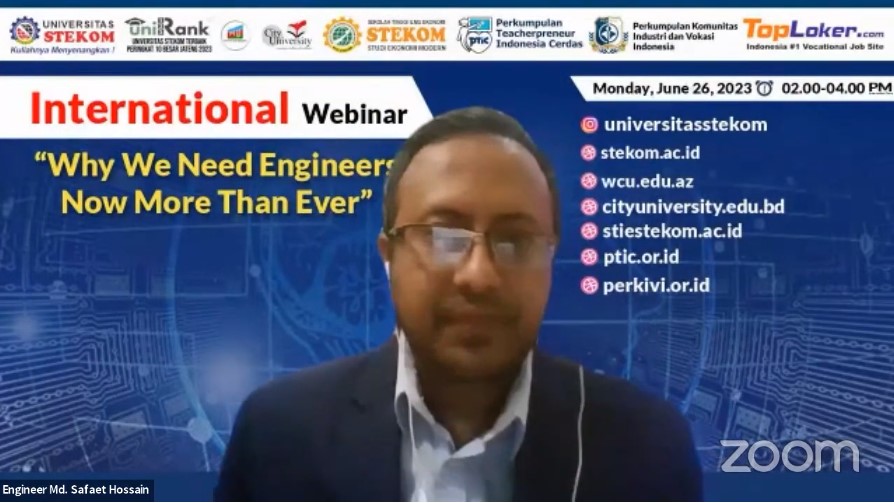 INTERNATIONAL WEBINAR Why We Need Engineers Now More Than Ever