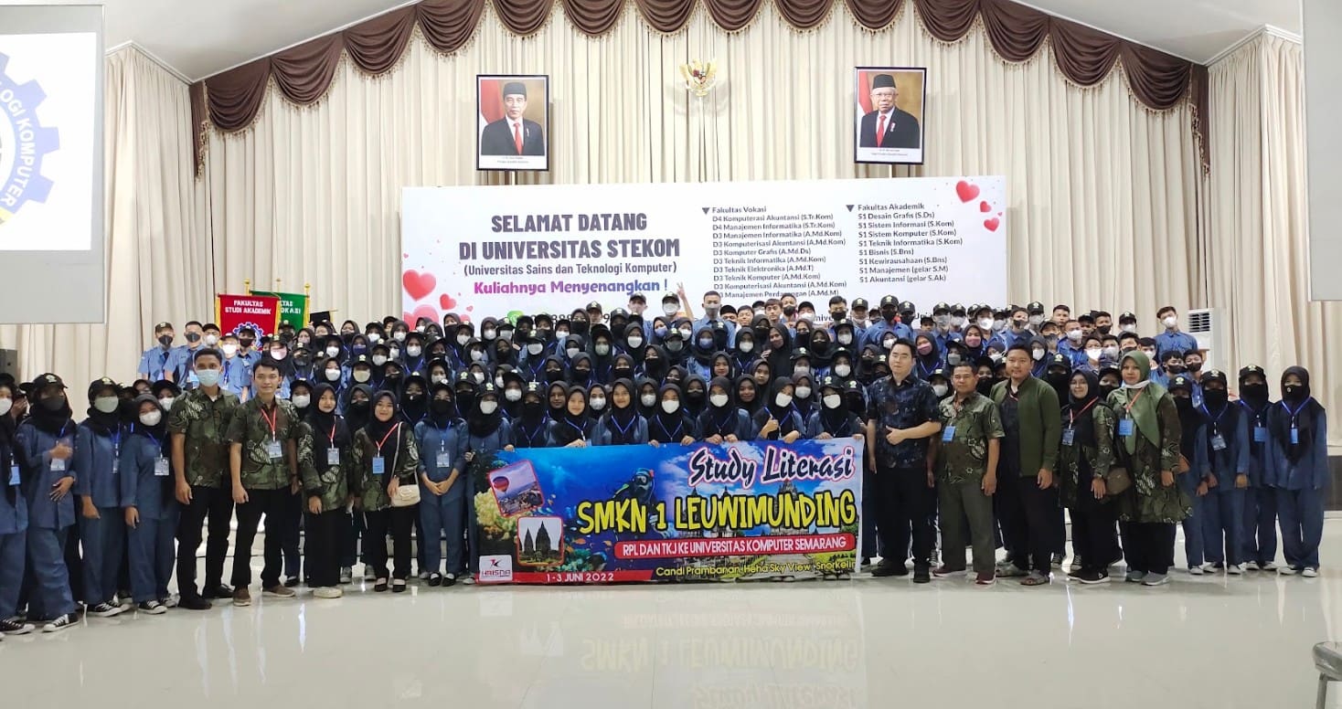 Mengintip Pertama Kalinya Kunjungan SMKN 1 Leuwimunding ke Universitas STEKOM