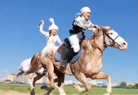 Pemaparan Budaya Kazakhstan dalam acara CULTURE EXCHANGE
