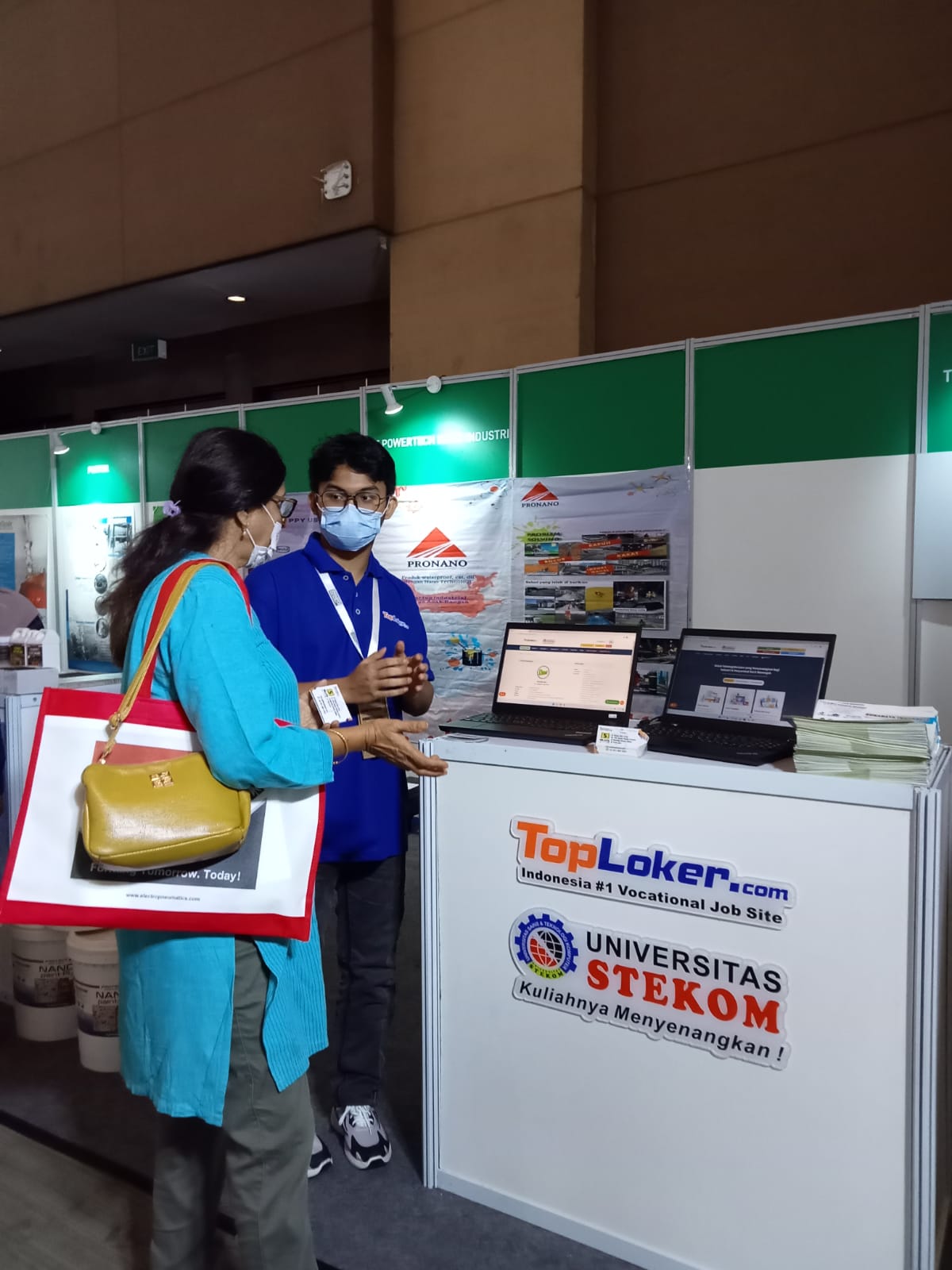 TOPLOKER.COM PERUSAHAAN DIBAWAH NAUNGAN UNIVERSITAS STEKOM IKUT ANDIL PADA EXHIBITION MANUFACTURING INDONESIA Tahun 2022