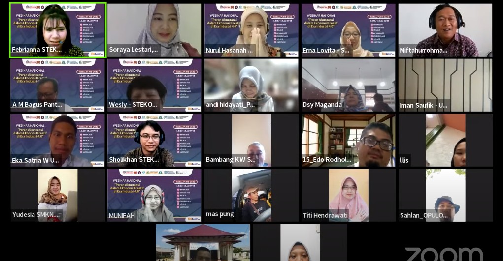 WEBINAR NASIONAL: &rdquo;Peran Akuntansi dalam Ekonomi Kreatif di Era Industri 4.0&rdquo;