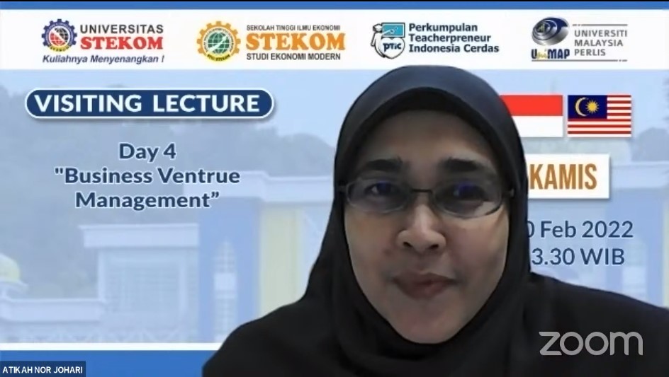 VISITING LECTURE ''Business Ventrue Management''