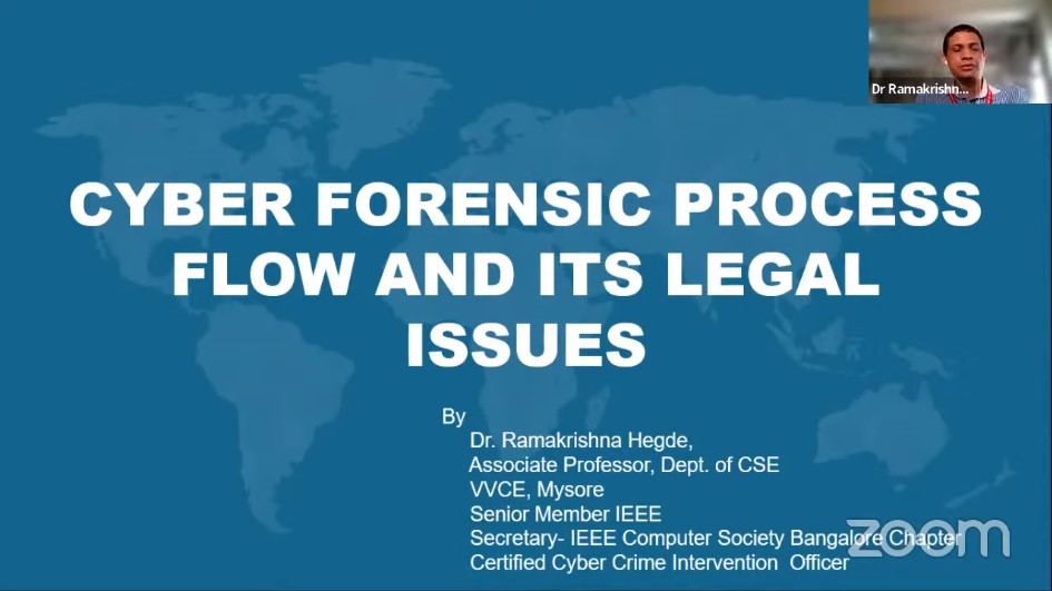VISITING LECTURE ''Cyber Forensic Process Flow and Its Legal Issues''