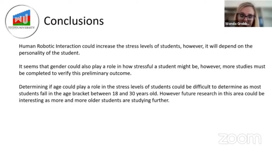 VISITING LECTURE DAY 2 Could Socio-Demographic Factors Such as Culture, Gender, and Personality Influence the Stress Levels of Students in Higher Education When They Interact with Robots During Lessons?