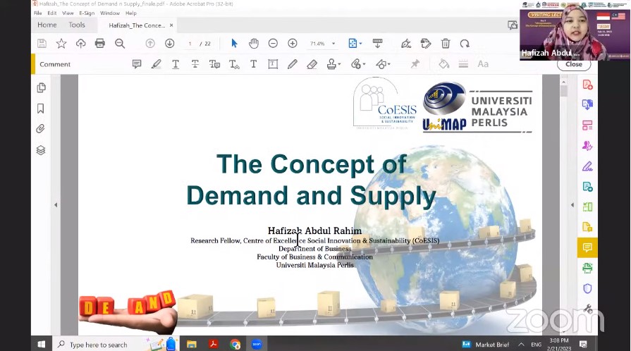 VISITING LECTURE DAY 3 Microeconomics (The Concept of Demand and Supply)