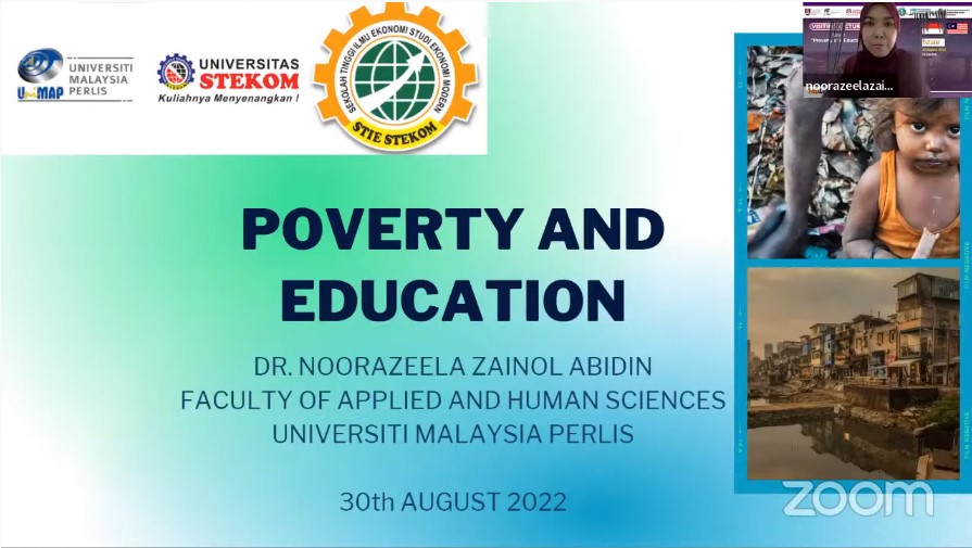 VISITING LECTURE  Poverty and Education.