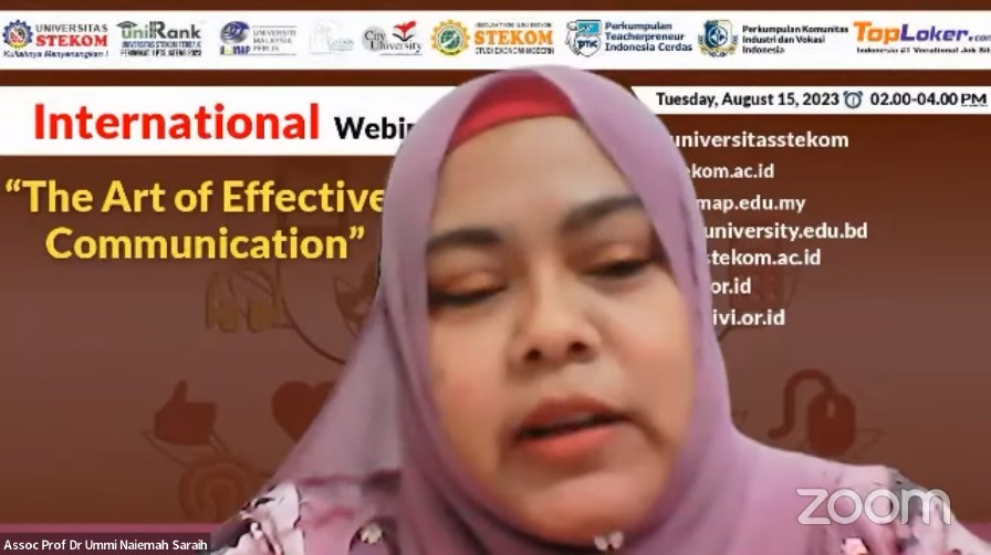 WEBINAR INTERNASIONAL The Art of Effective Communication