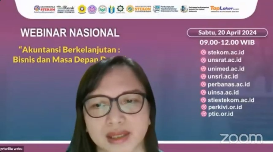 WEBINAR NASIONAL Akuntansi Berkelanjutan : Bisnis dan Masa Depan Dunia
