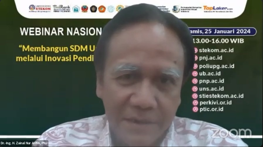 WEBINAR NASIONAL Membangun SDM Unggul melalui Inovasi Pendidikan