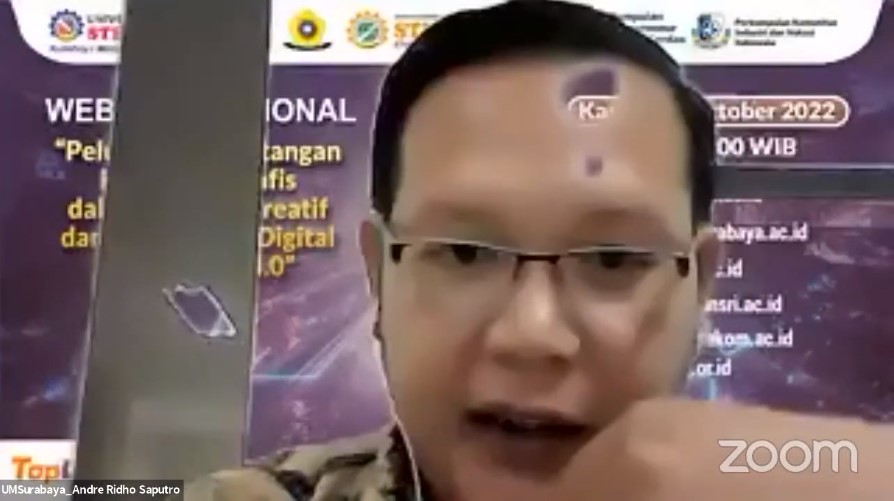 WEBINAR NASIONAL Peluang dan Tantangan Komputer Grafis Dalam Industri Kreatif dan Bisnis di Era Digital dan Industri 4.0