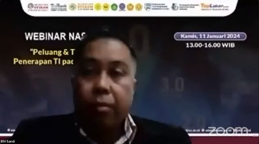 WEBINAR NASIONAL Peluang dan Tantangan Penerapan TI pada tahun 2024