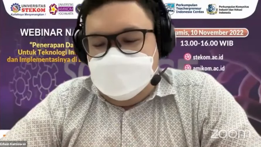 WEBINAR NASIONAL Penerapan Data Science Untuk Teknologi Informasi Bisnis dan Implementasinya di Bidang Industri 