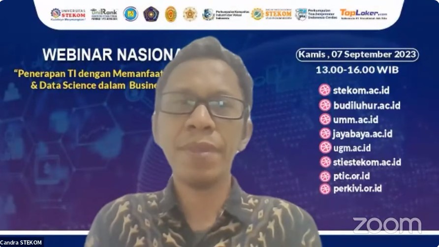 WEBINAR NASIONAL Penerapan TI dengan Memanfaatkan Big Data &amp; Data Science dalam Business Digital
