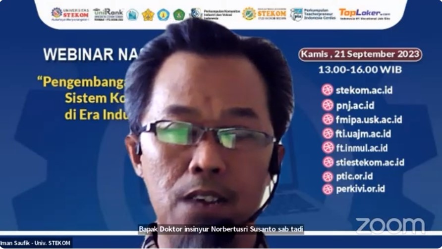 WEBINAR NASIONAL Pengembangan Rekayasa Sistem Komputer di Era Industri 4.0