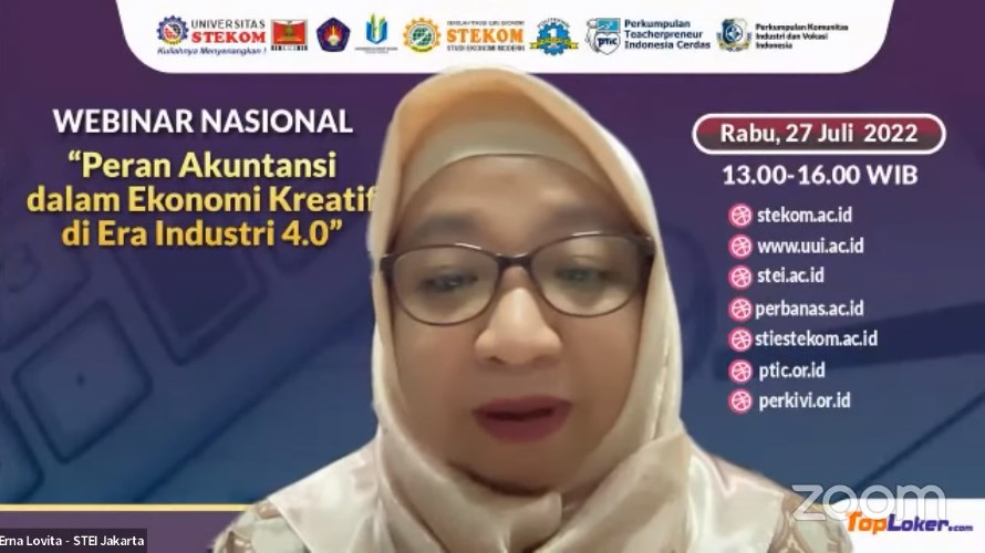 WEBINAR NASIONAL ''Peran Akuntansi dalam Ekonomi Kreatid di Era Industri 4.0''